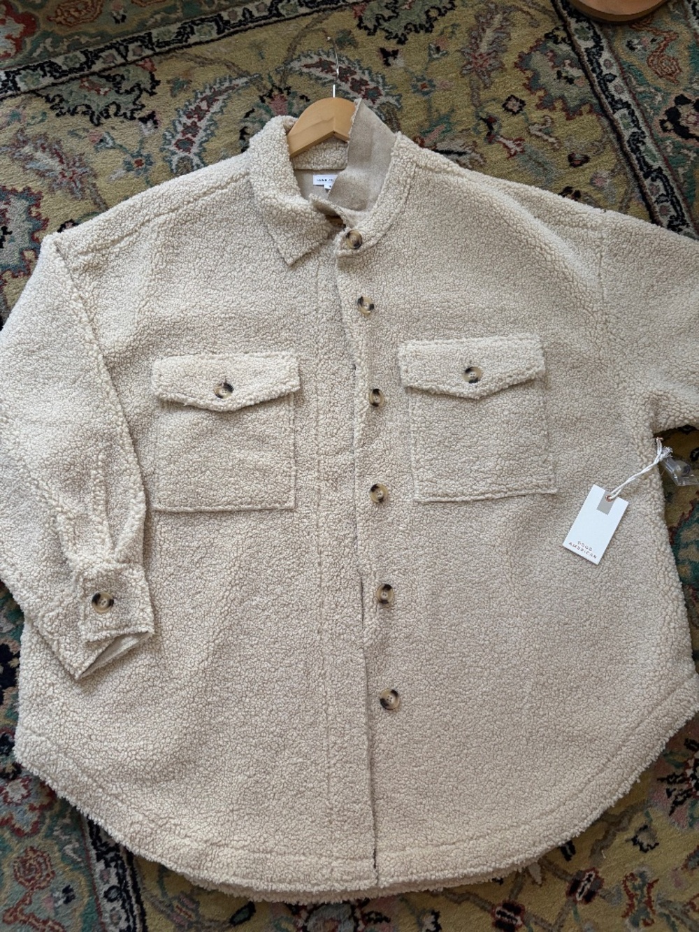 Sherpa Shacket/Contour Faux Shearling Jacket